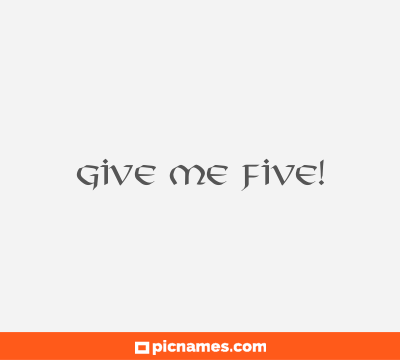 Give Me Five!